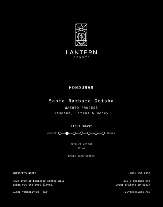 Honduras - Santa Barbara Geisha